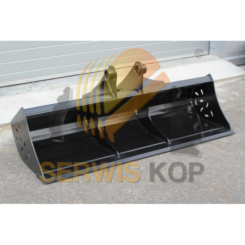 Grading bucket 150CM/270L HB400 - COBRA suitable for JCB 3CX 4CX