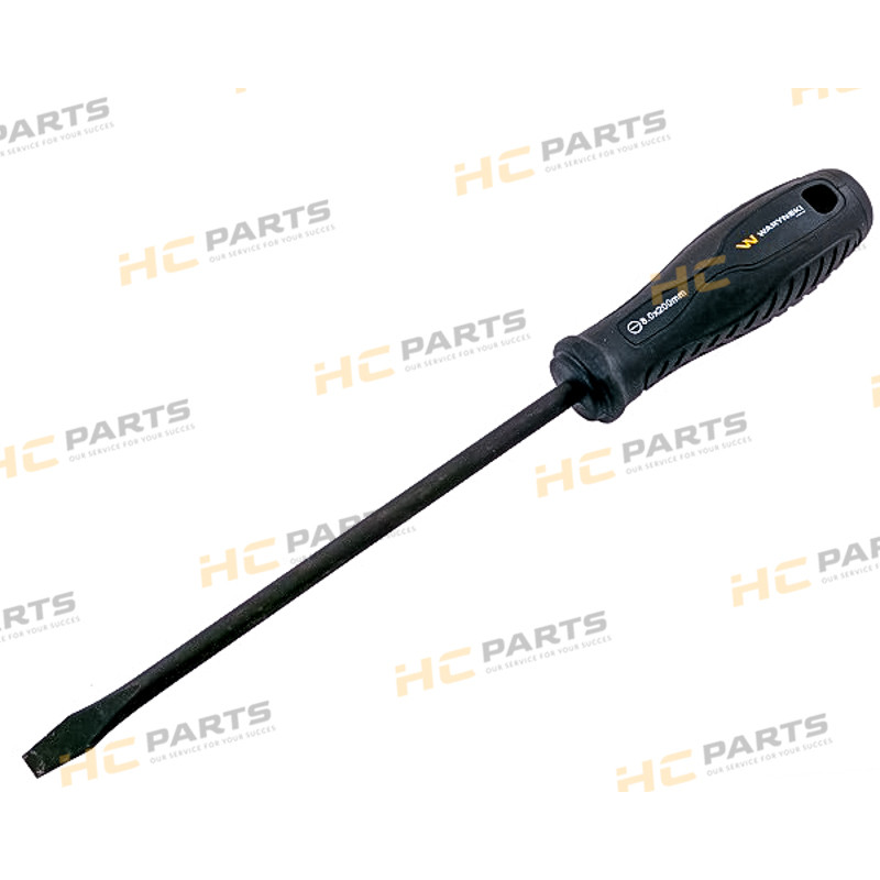Slotted screwdriver 8 x 200 mm. SVCM steel