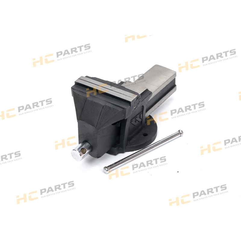 Locksmith vise made of ductile cast iron, fixed 125 mm