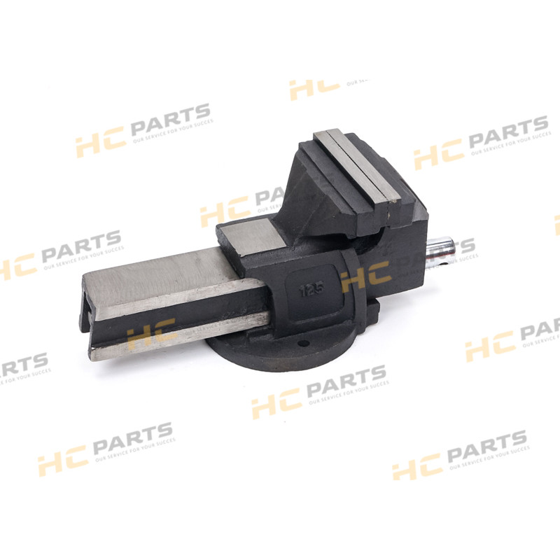 Locksmith vise made of ductile cast iron, fixed 125 mm
