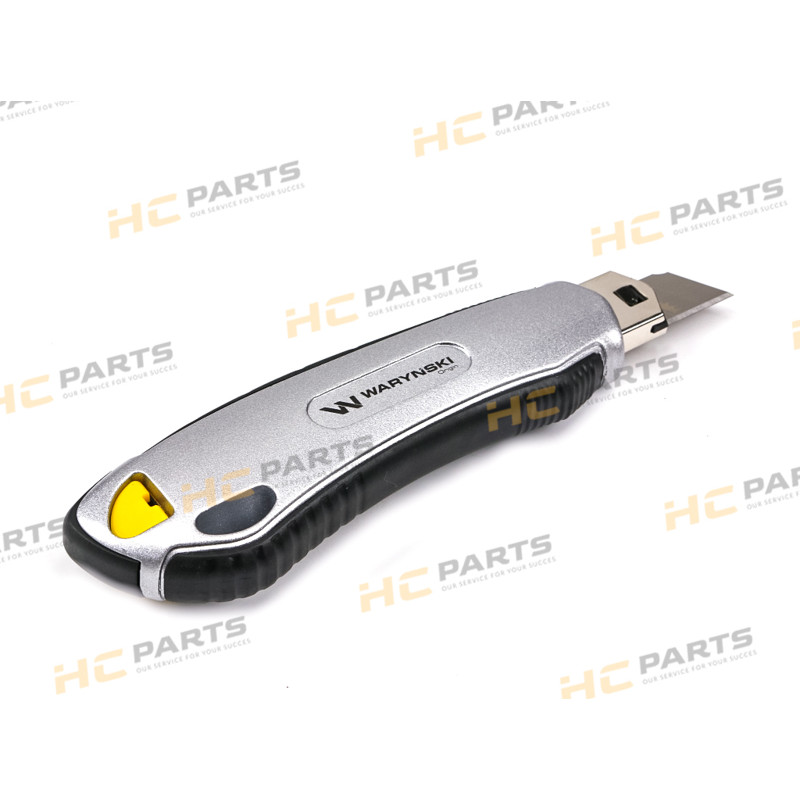 Knife broken 18mm in an aluminum housing with 6 spare blades