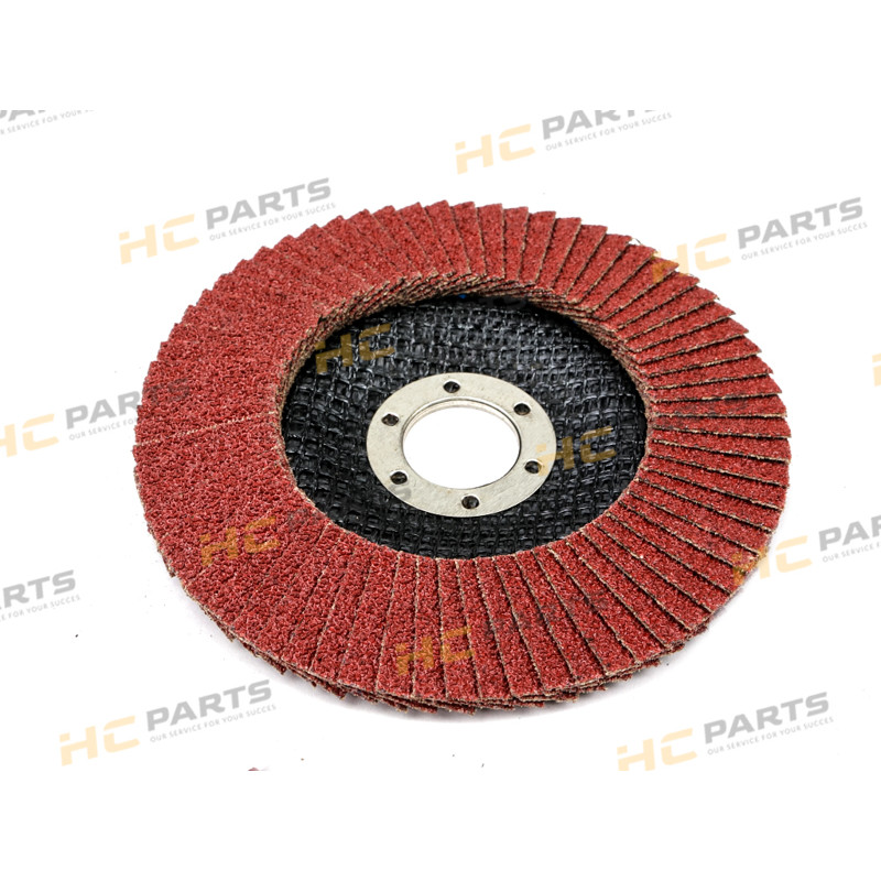 Disc for grinder 125 mm lamella with electrocorundum GR40 - WARYŃSKI