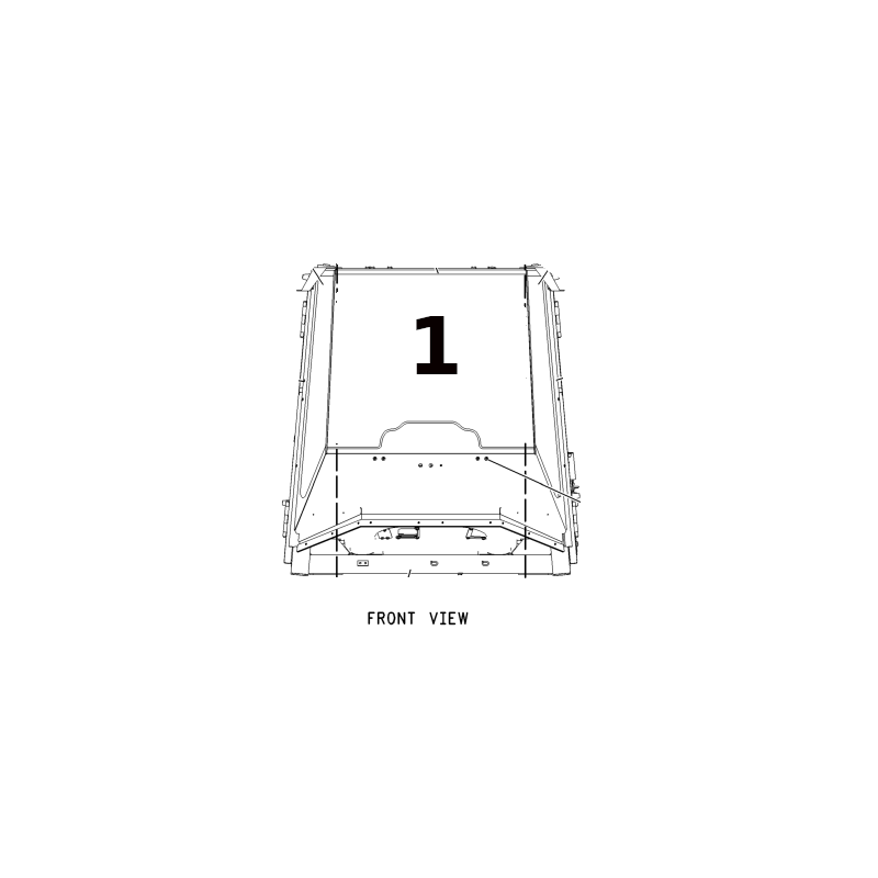 ВЕТРОВОЕ СТЕКЛО ЛАМИНИРОВАННЫЙ КОЛЕСНЫЙ ПОГРУЗЧИК CAT 950G 1732142