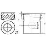 04253386 поршень комплект. с грудью. KOLBENSHMIDT