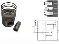 4225019m91 Tok + кольца Kolbenshmidt STD