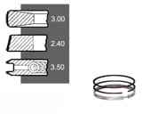 3638235m91 NPR std кольца