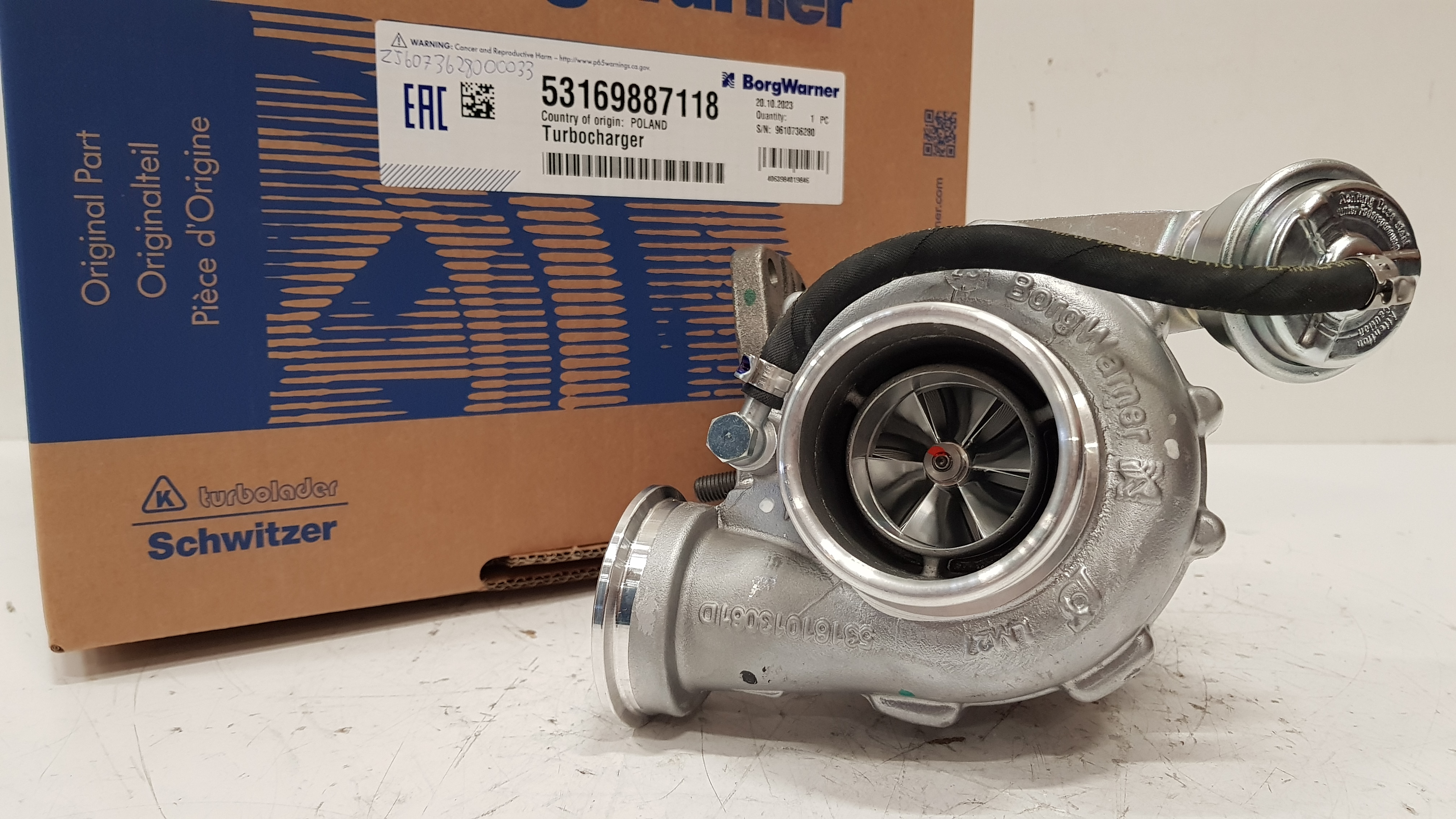 Турбокомпрессор BorgWarner KKK