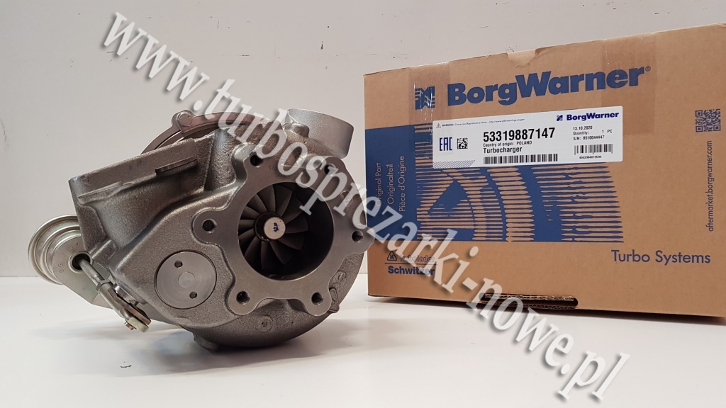 Турбокомпрессор BorgWarner KKK
