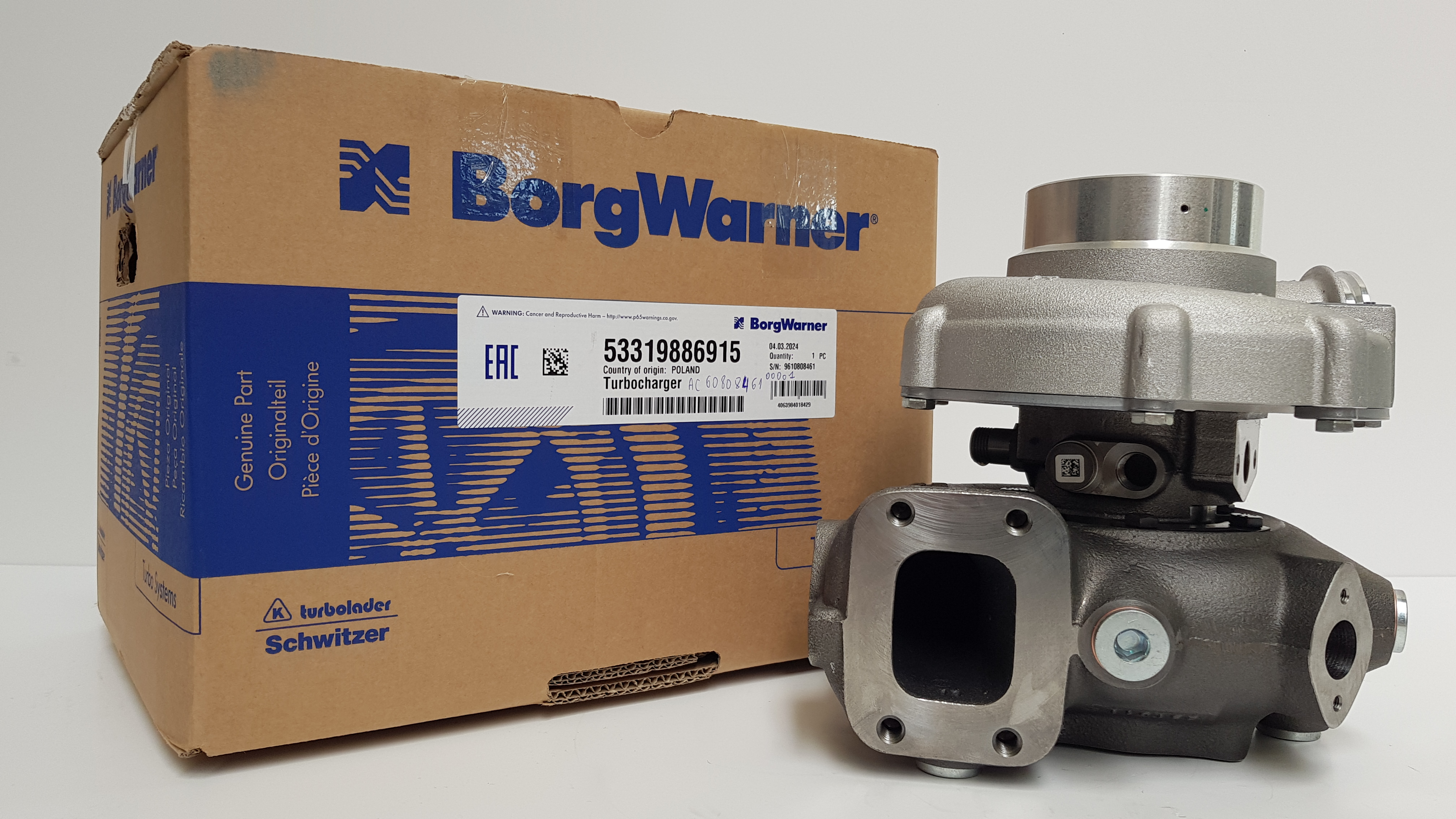 Турбокомпрессор BorgWarner KKK
