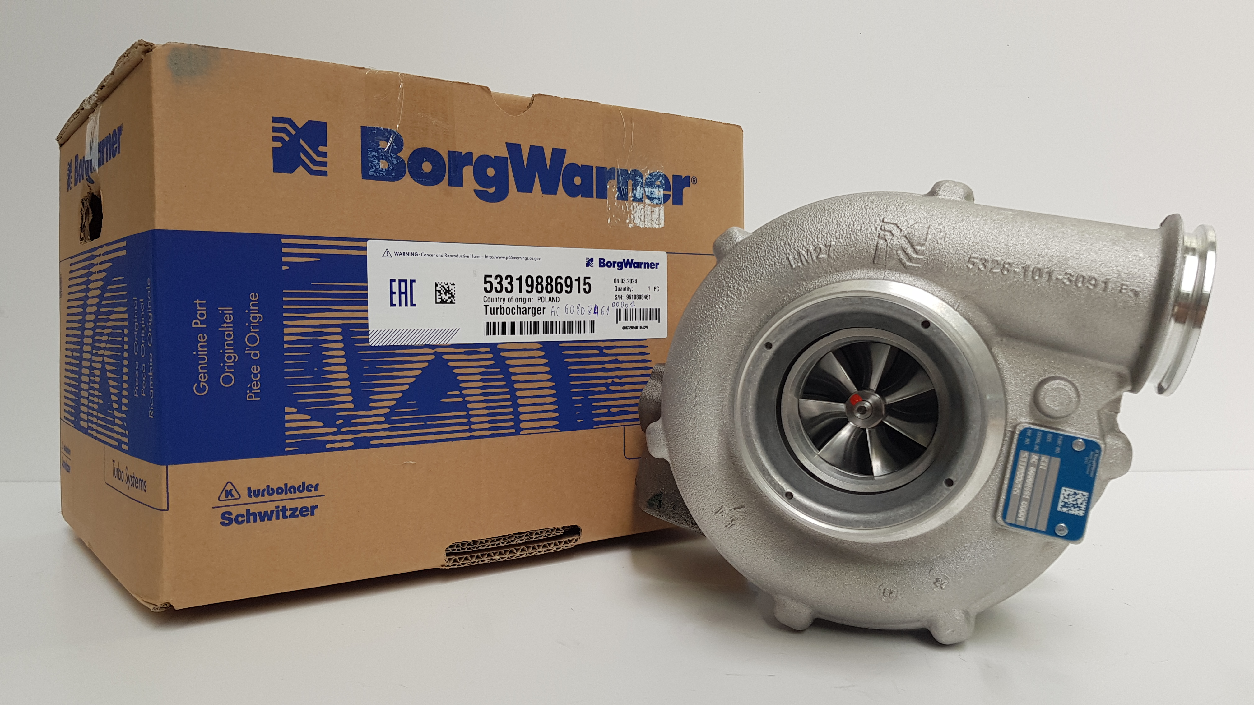 Турбокомпрессор BorgWarner KKK