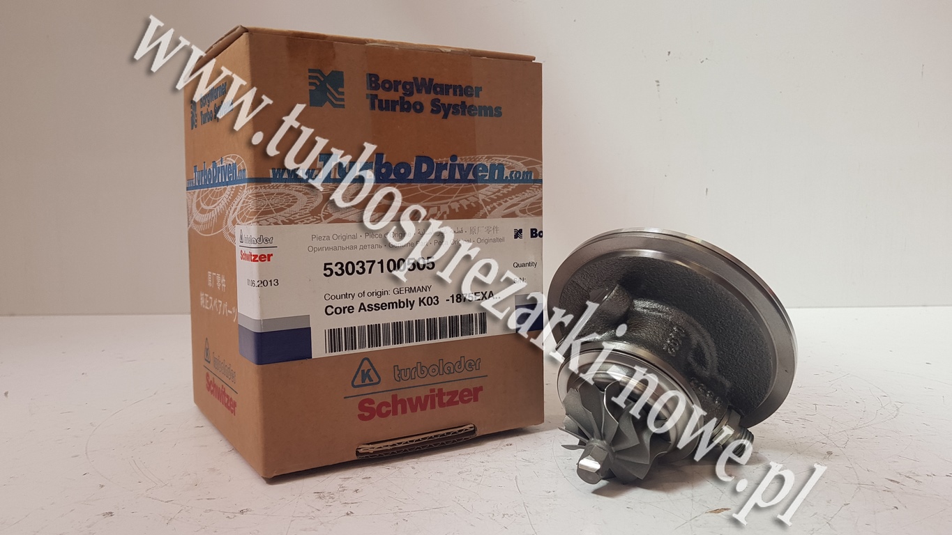 Новое ядро Chra BorgWarner KKK