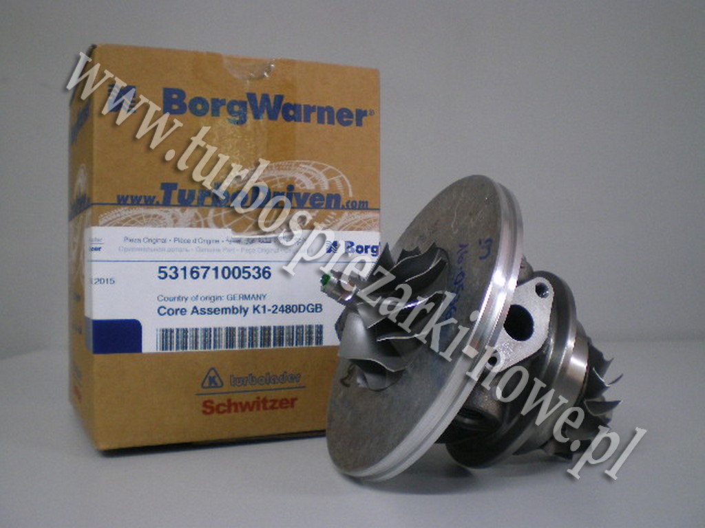 Новое ядро Chra BorgWarner KKK