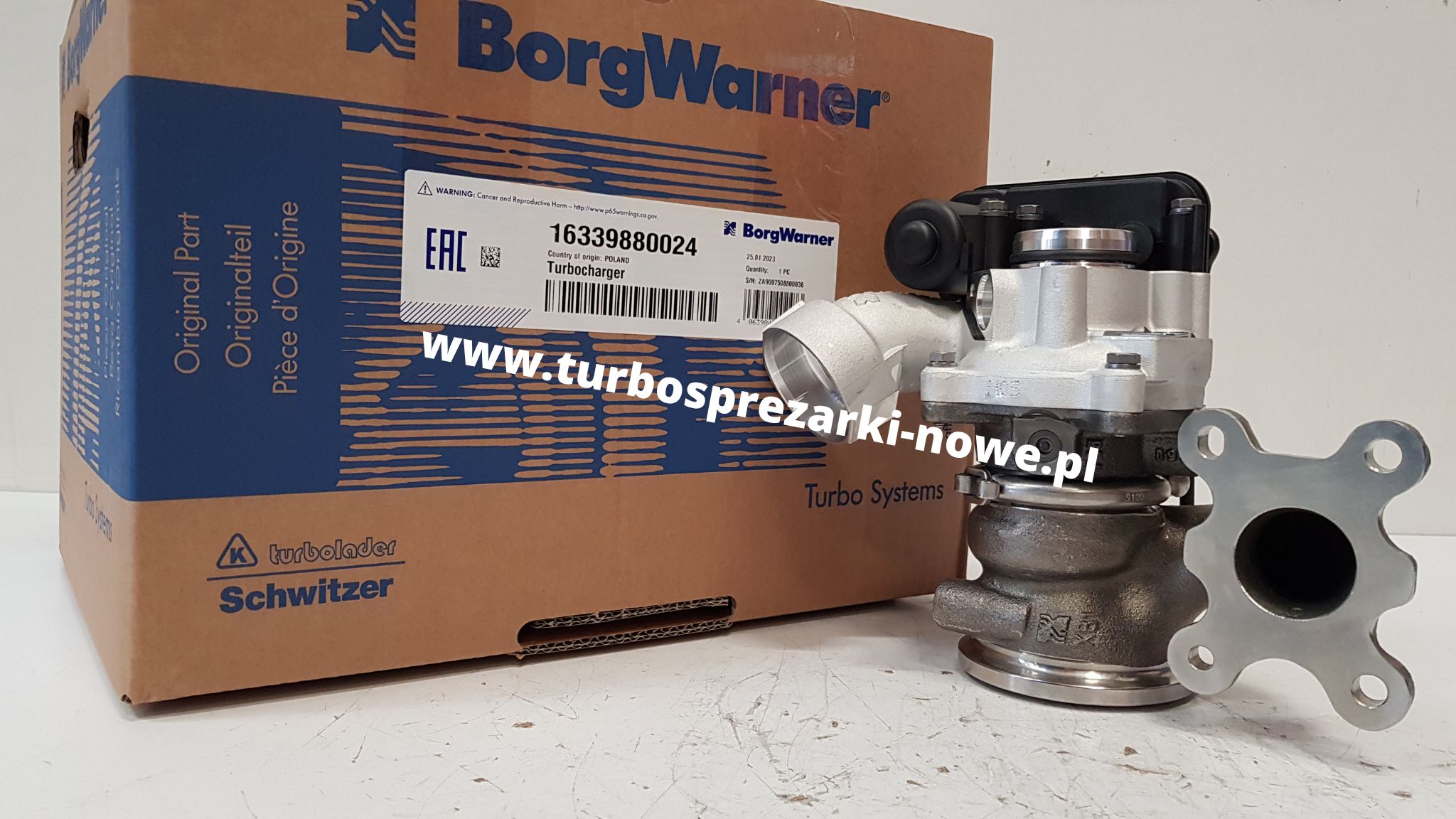 Турбокомпрессор BorgWarner KKK