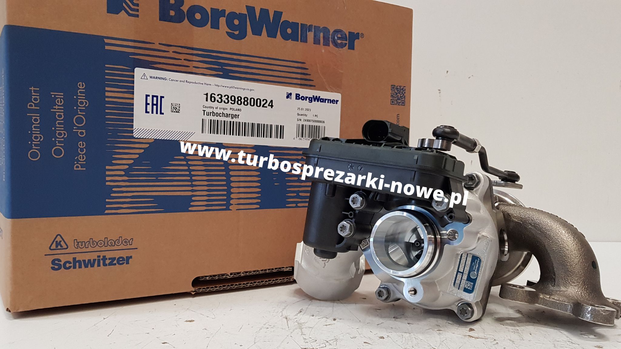 Турбокомпрессор BorgWarner KKK
