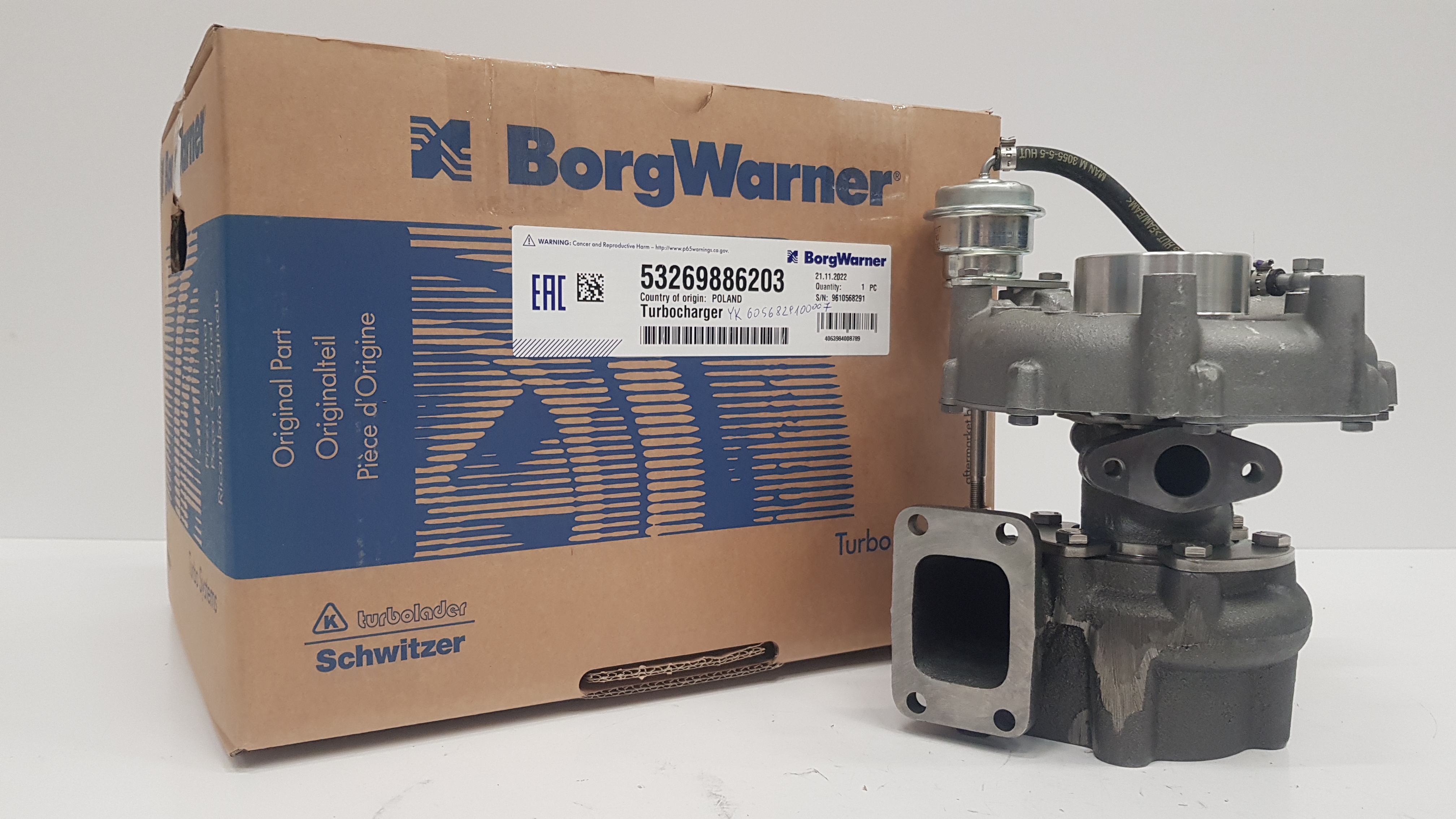 Турбокомпрессор BorgWarner KKK