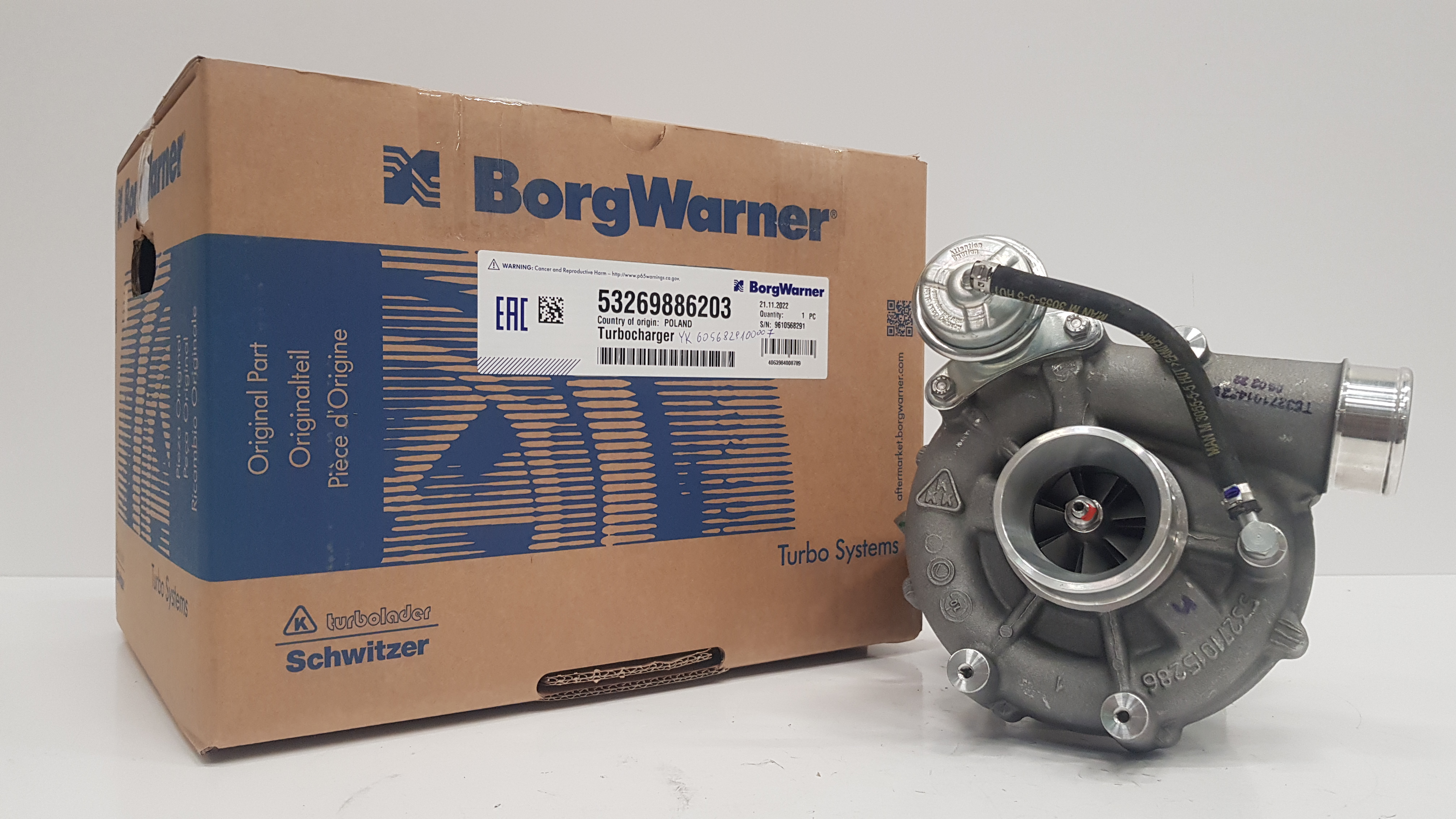 Турбокомпрессор BorgWarner KKK