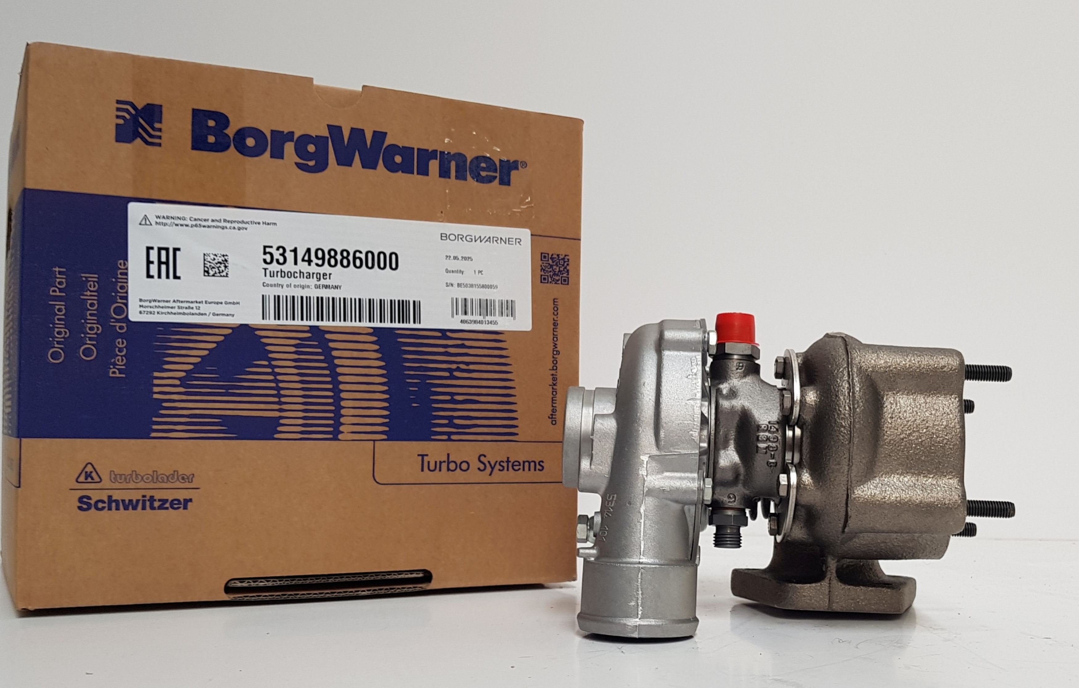 Турбокомпрессор BorgWarner KKK
