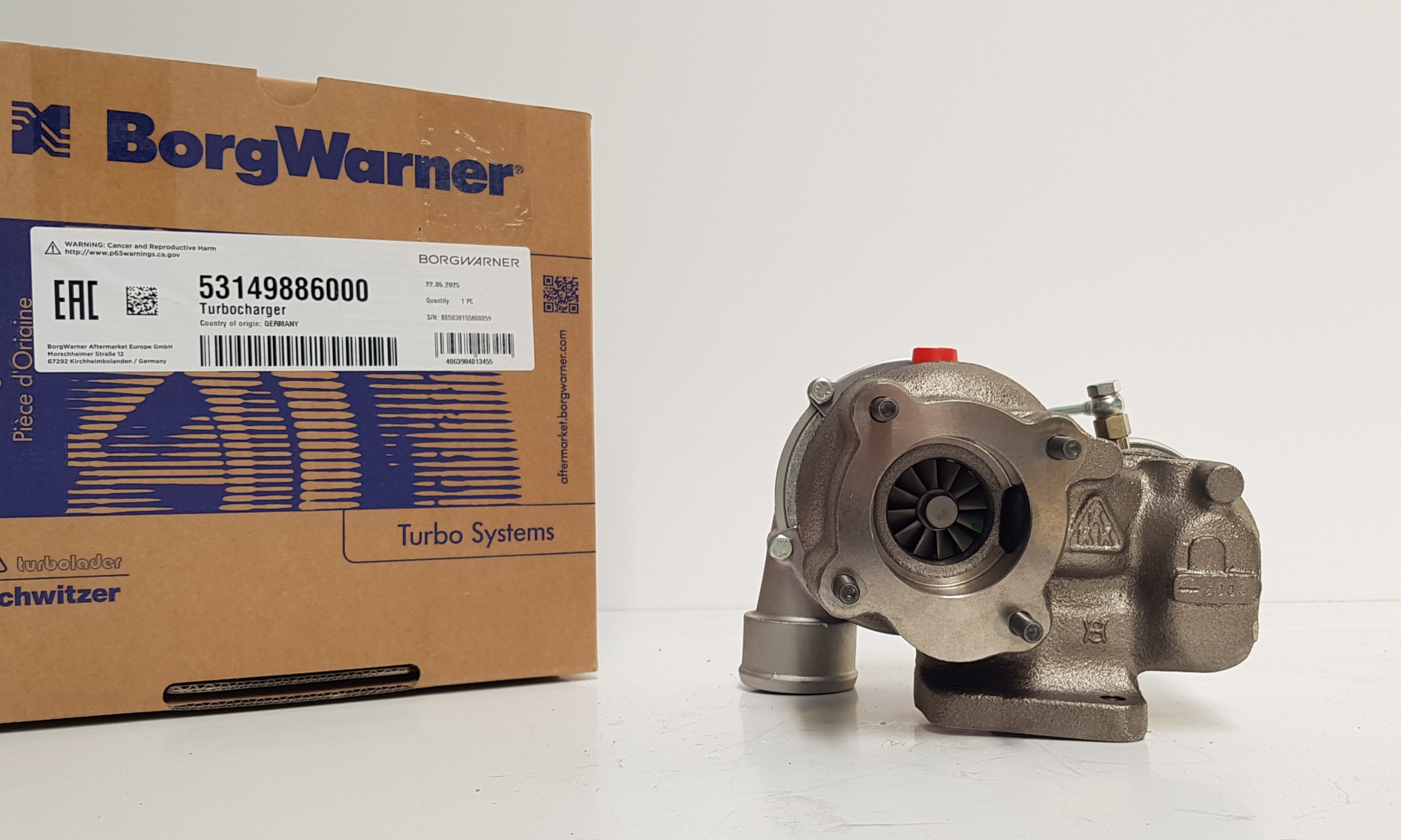 Турбокомпрессор BorgWarner KKK