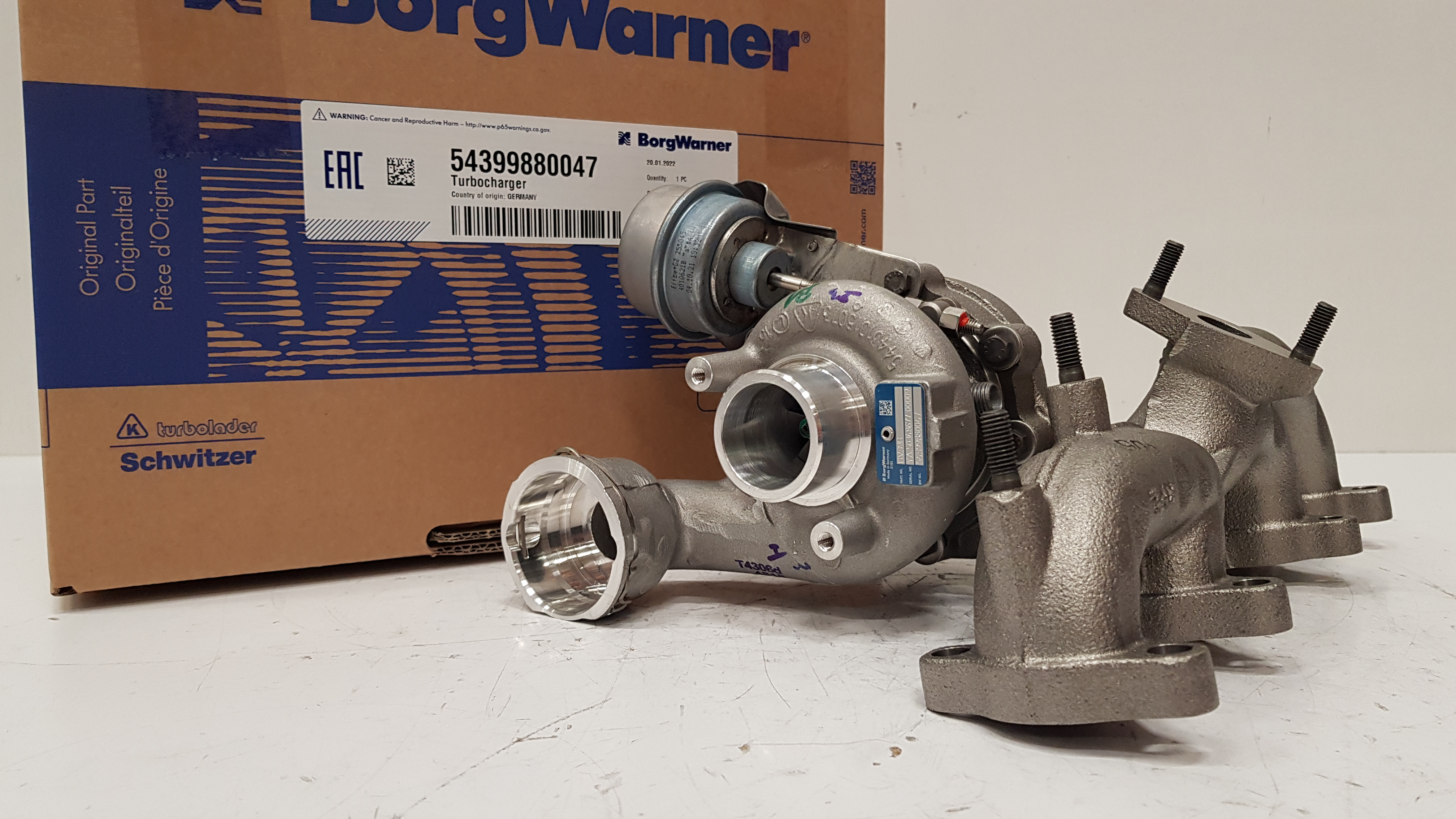 Турбокомпрессор BorgWarner KKK