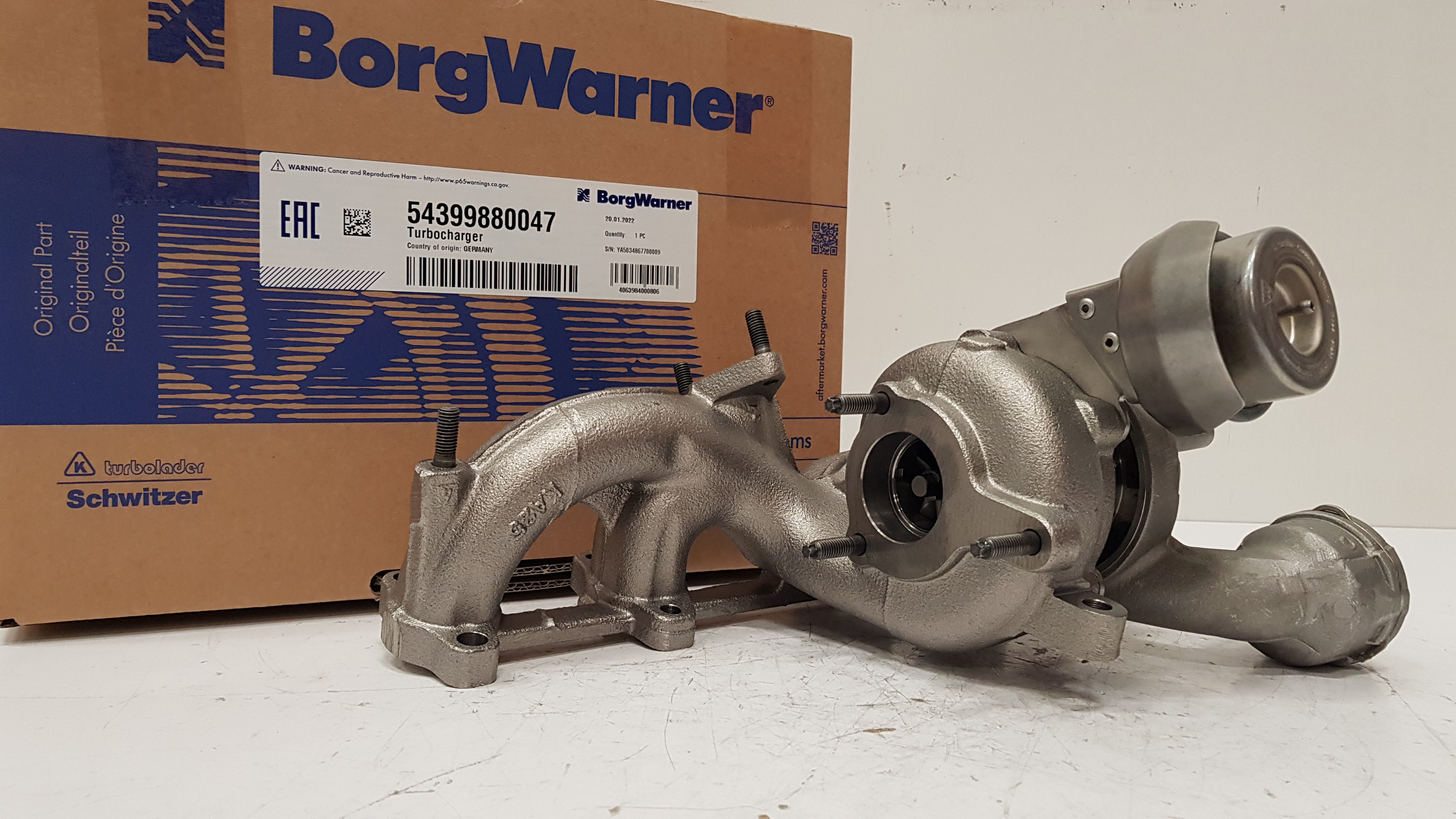 Турбокомпрессор BorgWarner KKK