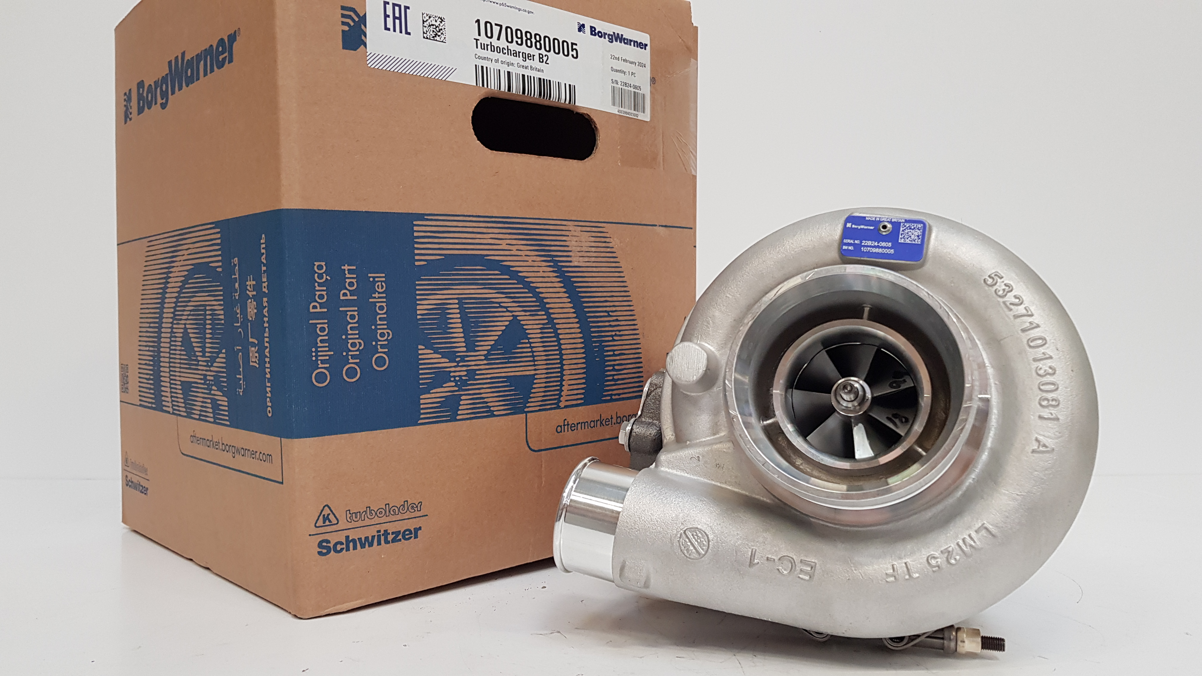 Турбокомпрессор BorgWarner KKK