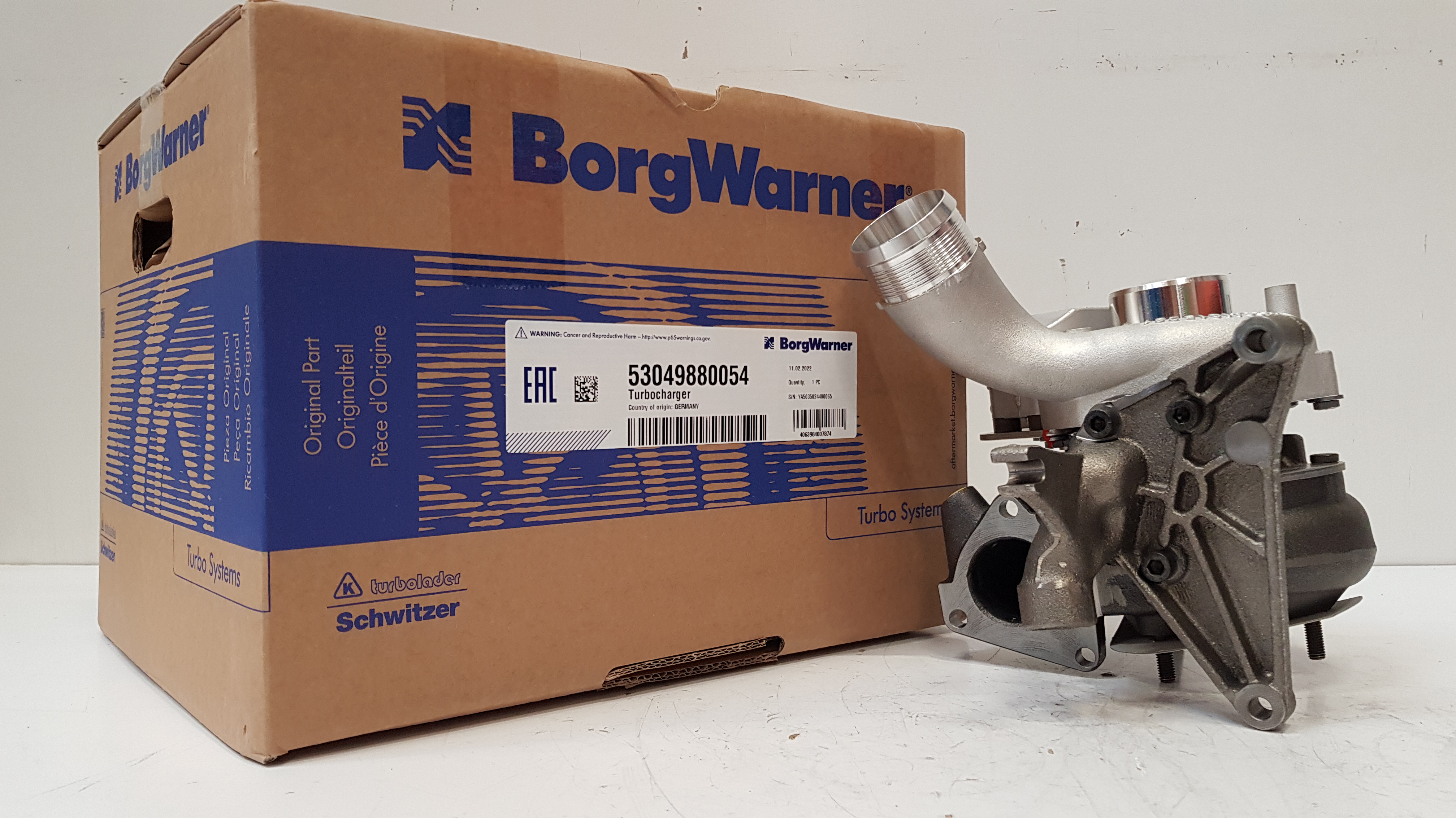 Турбокомпрессор BorgWarner KKK