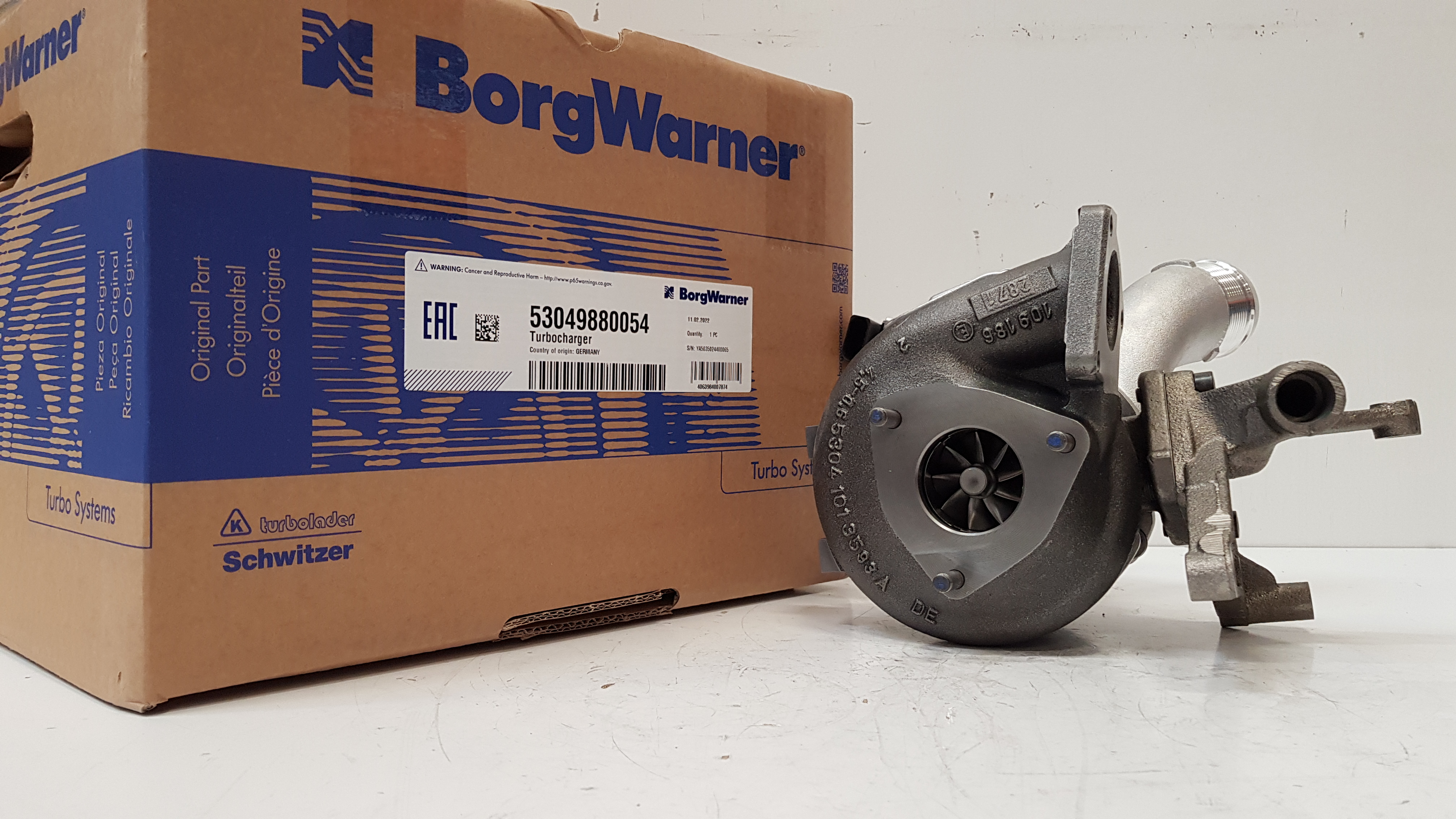 Турбокомпрессор BorgWarner KKK