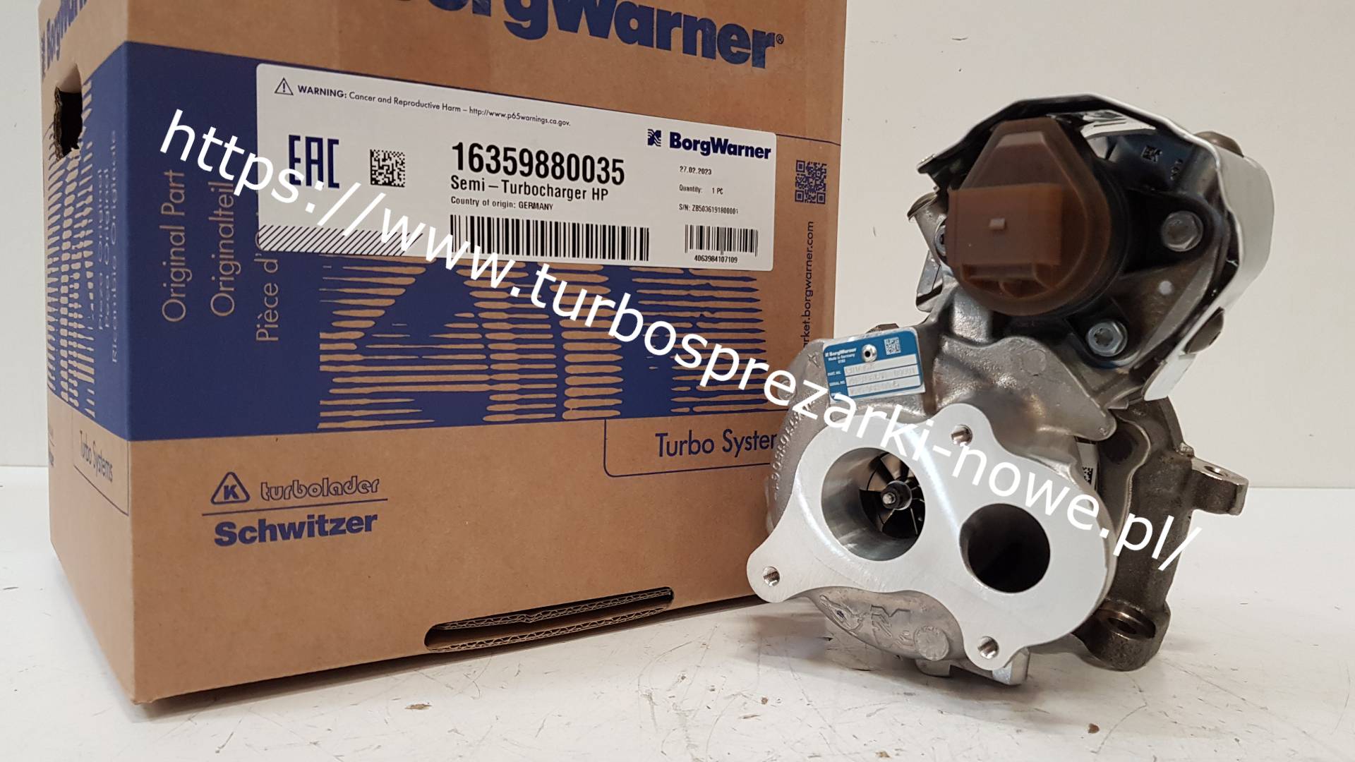 Турбокомпрессор BorgWarner KKK