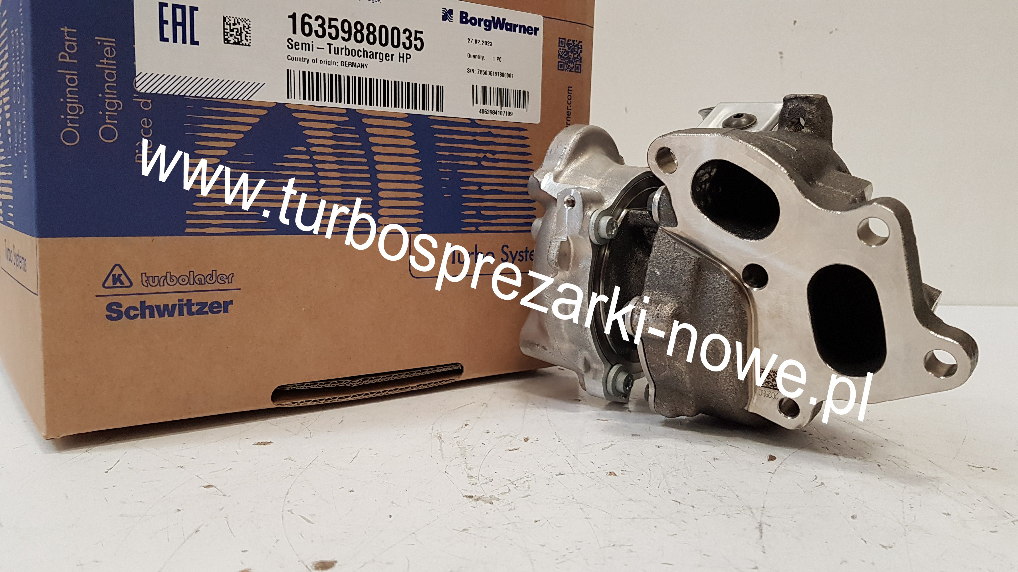 Турбокомпрессор BorgWarner KKK