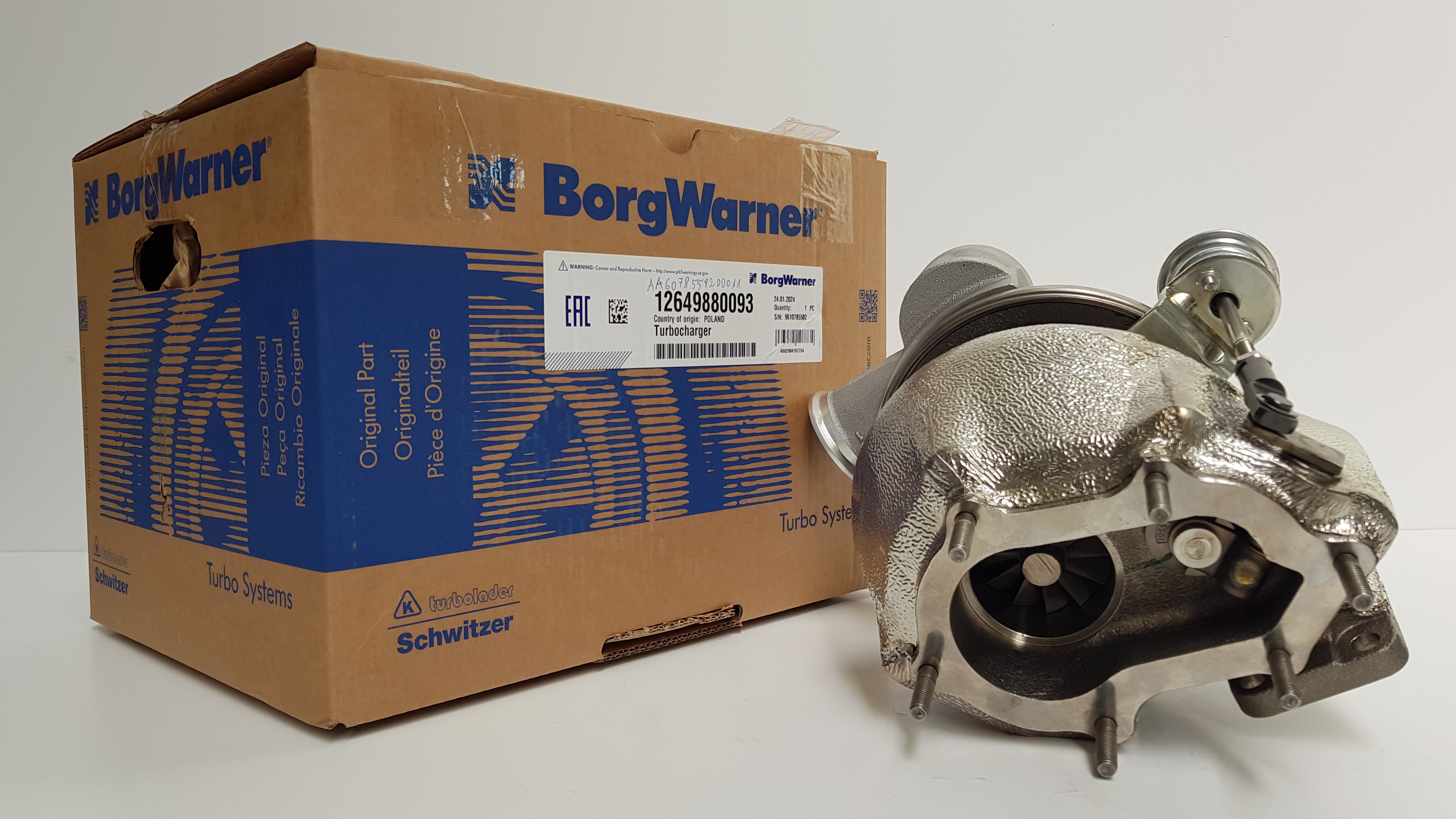 Турбокомпрессор BorgWarner KKK