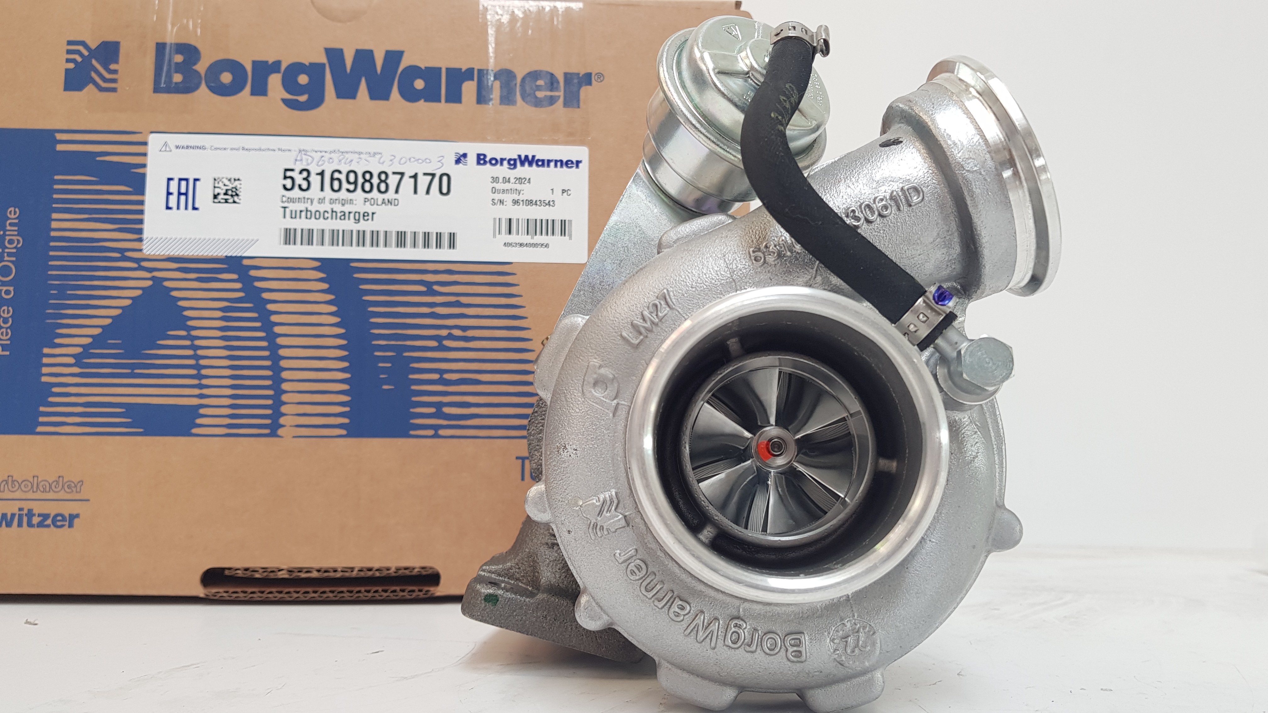 Турбокомпрессор BorgWarner KKK