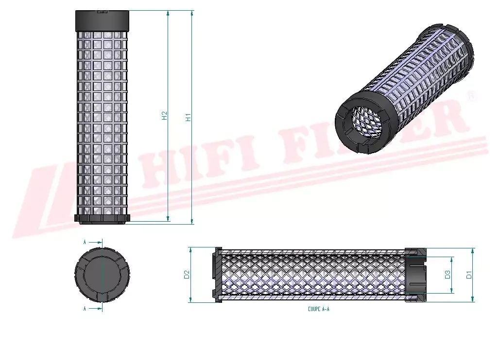 Воздушный фильтр HIFI FILTER SA 16265