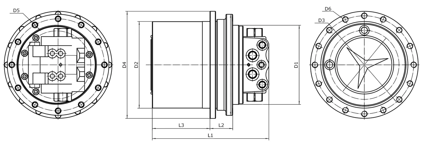 Гидрамотор KOMATSU PC95R-2
