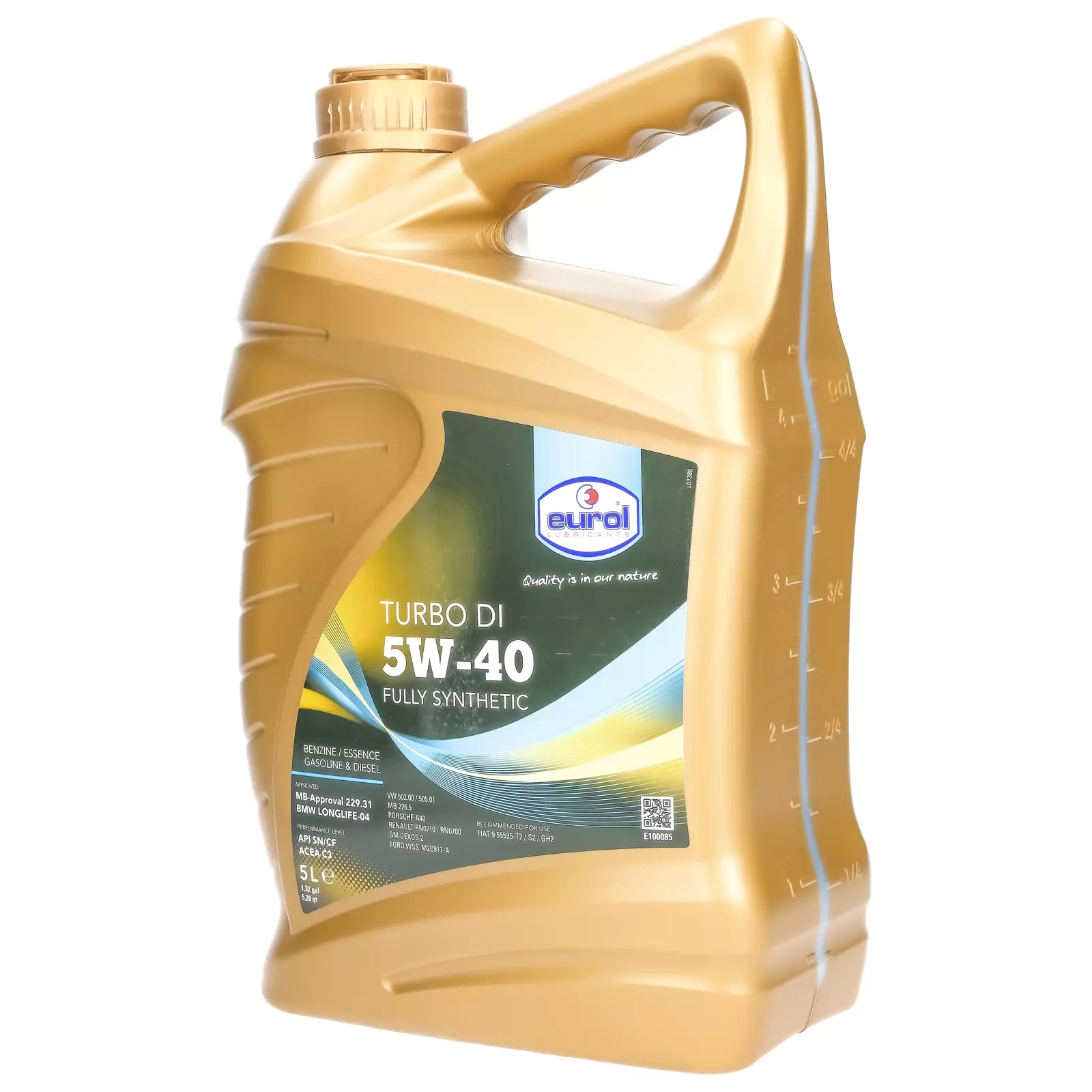 Моторное масло Eurol Turbo DI 5W-40 5L