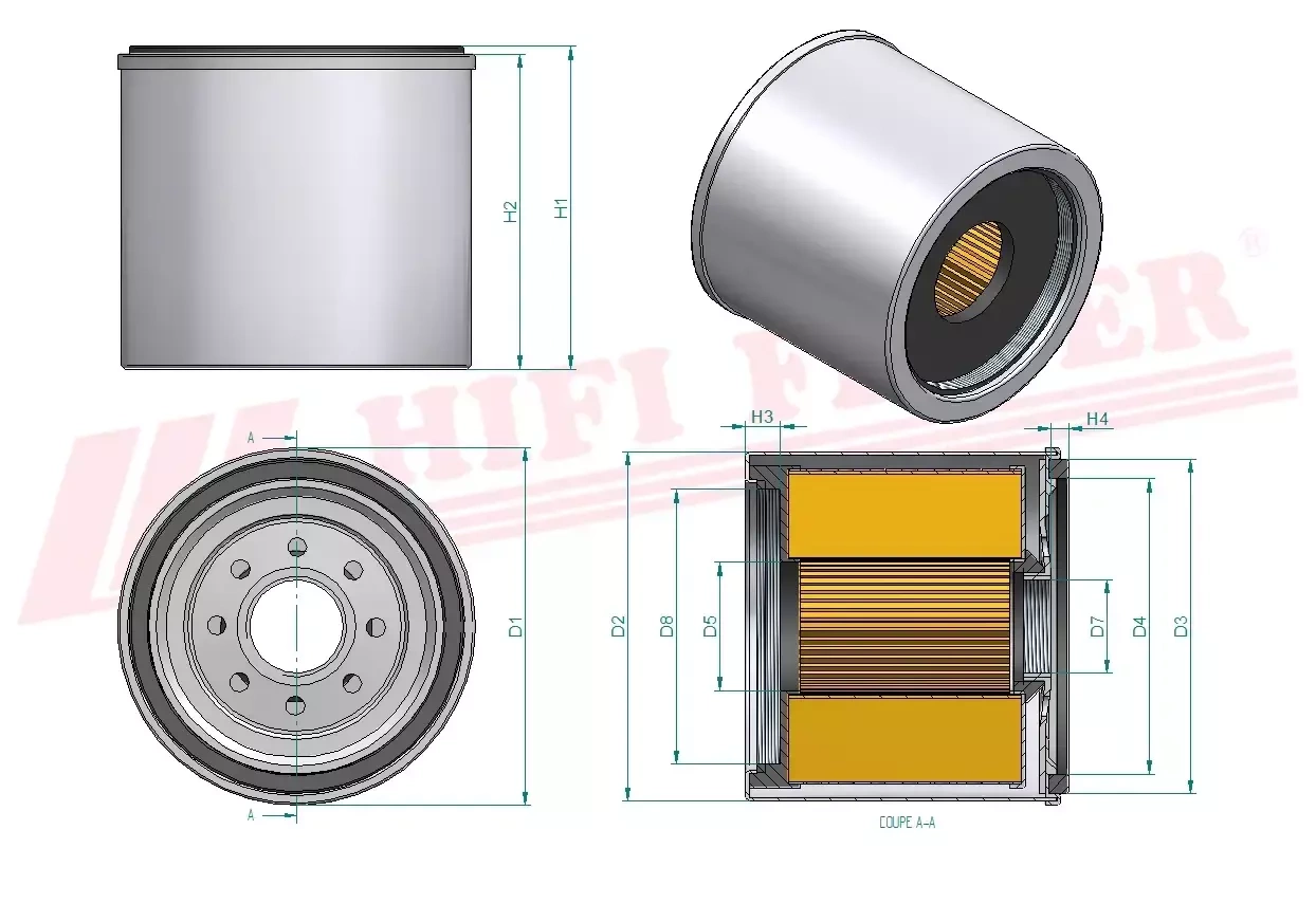 Топливный фильтр HIFI FILTER SN 902030