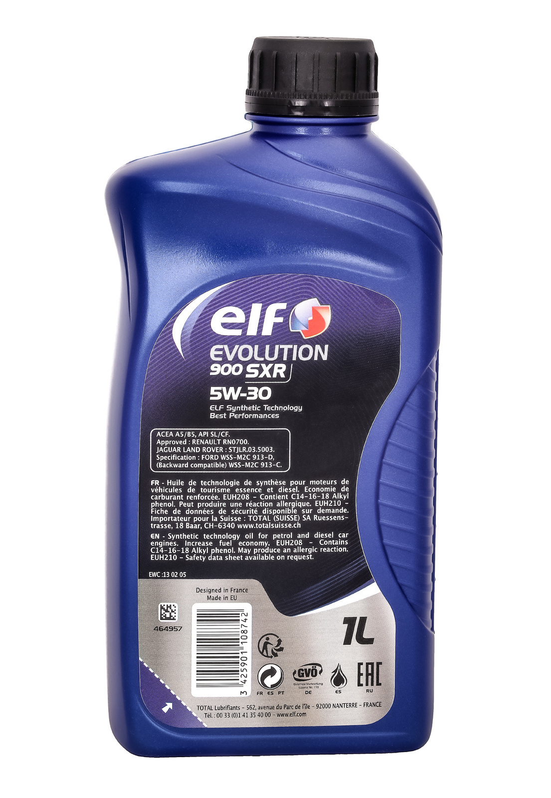 Моторное масло Elf Evolution 900 SXR 5W30 1L