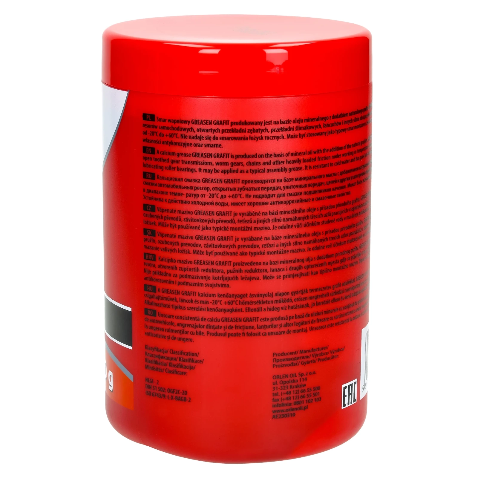 Smar Orlen Greasen Grafit - 800g