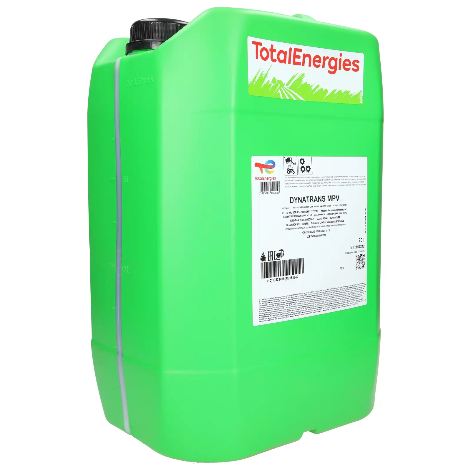 Трансмиссионное масло Total DYNATRANS MPV 20L