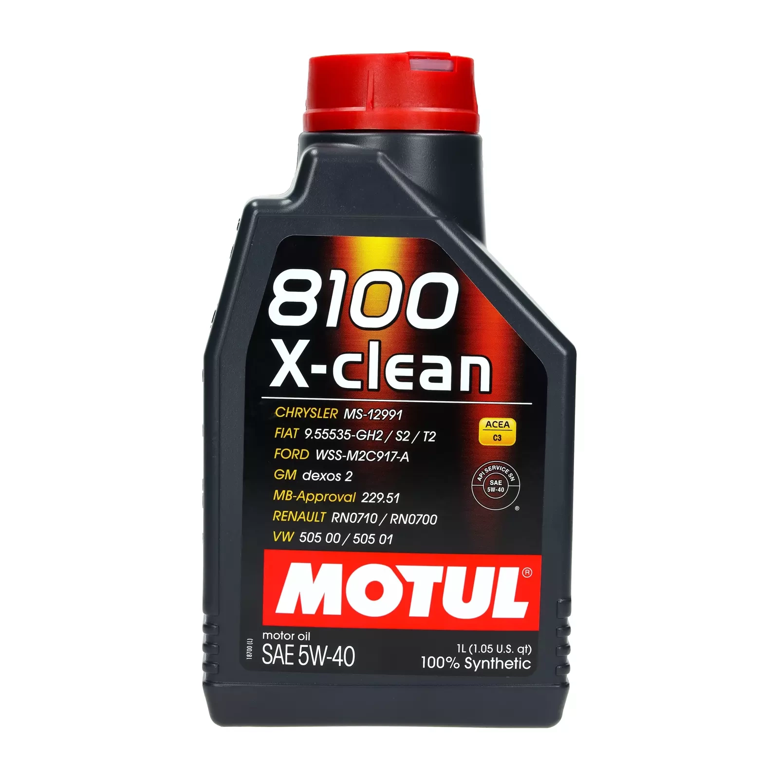Моторное масло Motul 8100 X-Clean C3 5W-40 1L