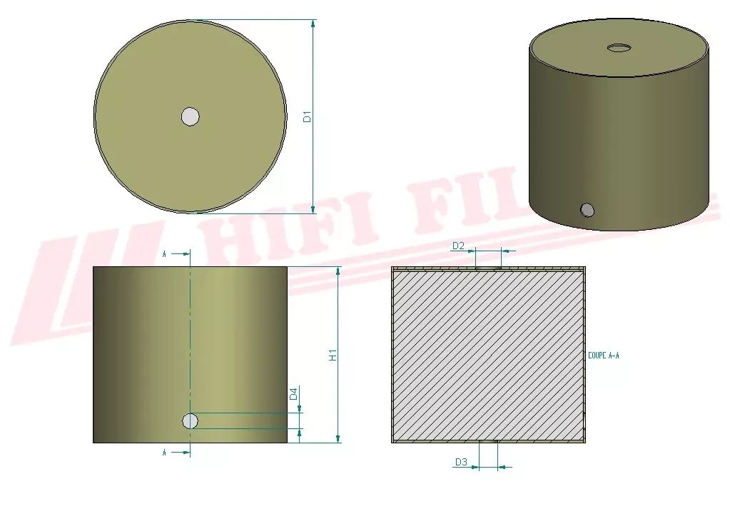 Гидравлический масляный фильтр HIFI FILTER SH 60138