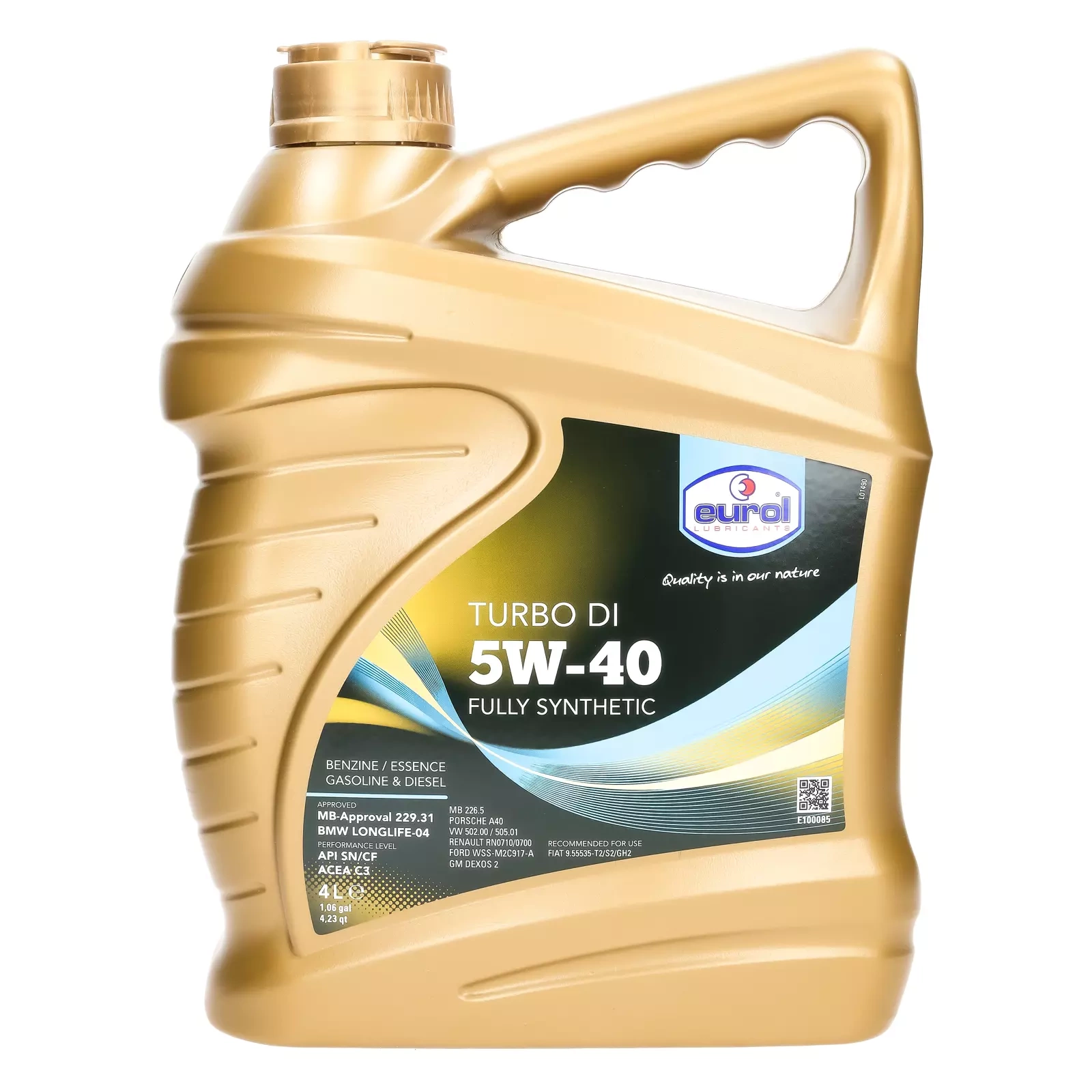 Моторное масло Eurol Turbo DI 5W-40 4L