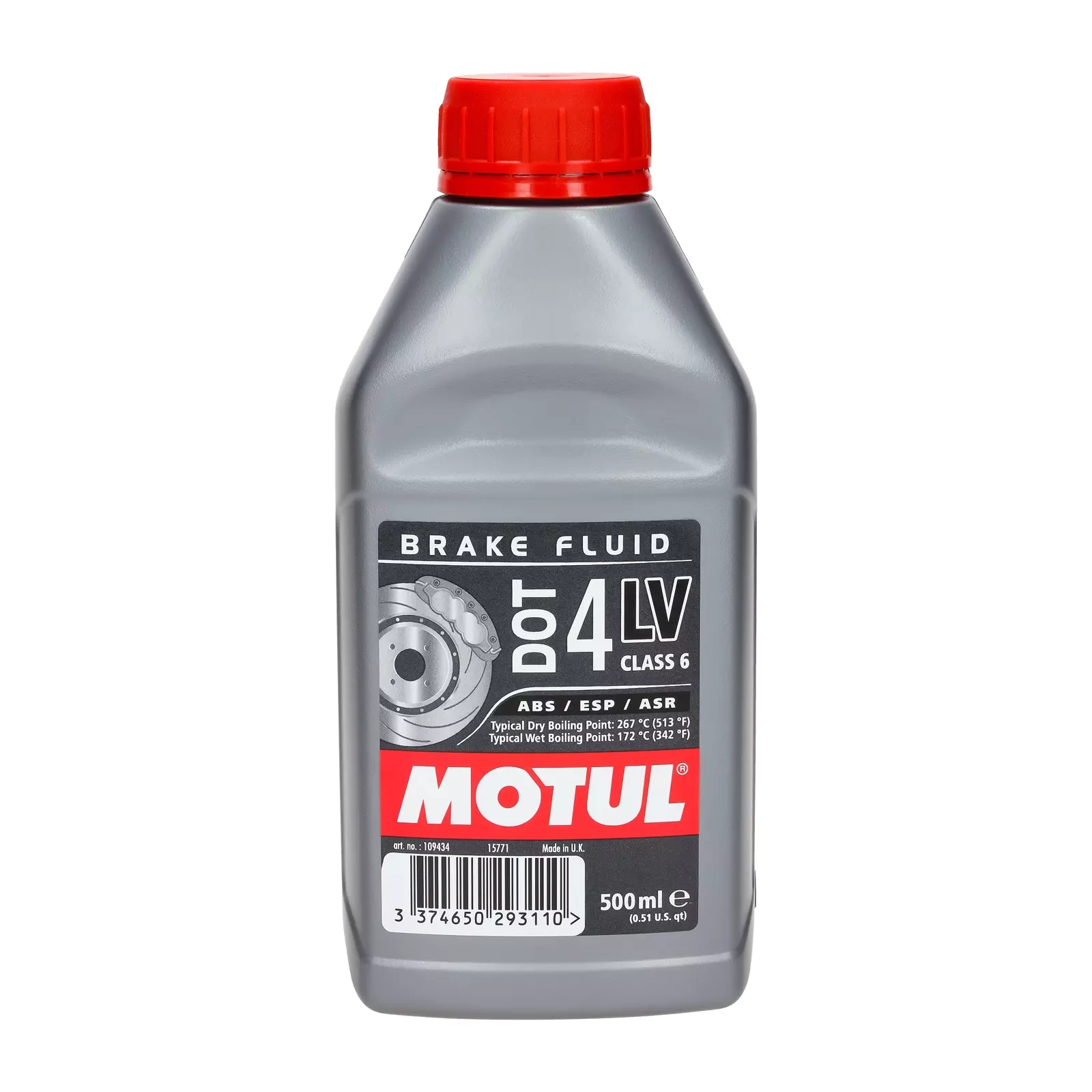 Тормозная жидкость Motul DOT - 4 LV 0,5 л