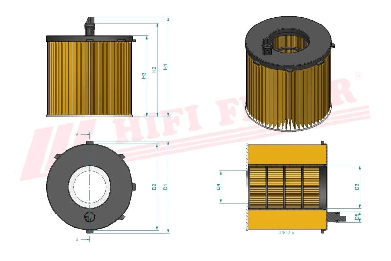 Фильтр моторного масла HIFI FILTER SO 9082