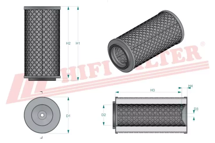 Воздушный фильтр HIFI FILTER SA 14016