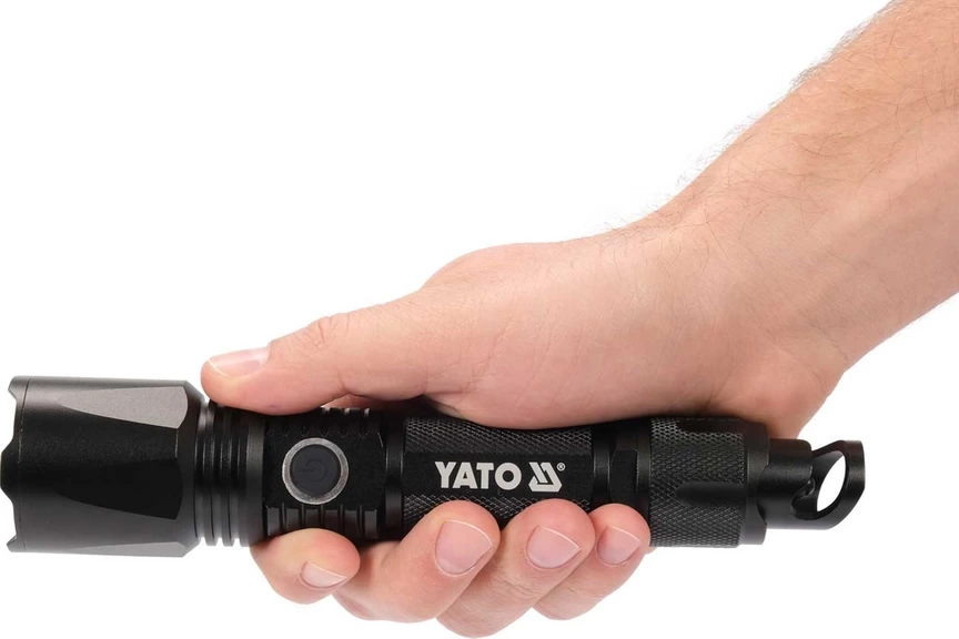 Аккумуляторный фонарик YATO 10W 900LM (YT-08559)