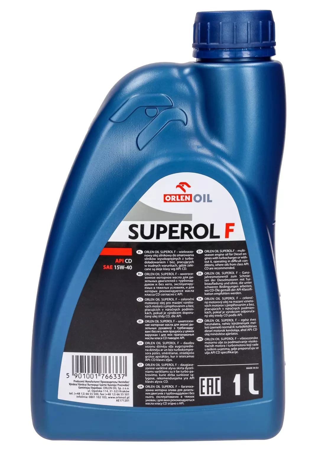 Моторное масло Orlen Superol F CD 15W-40 1L
