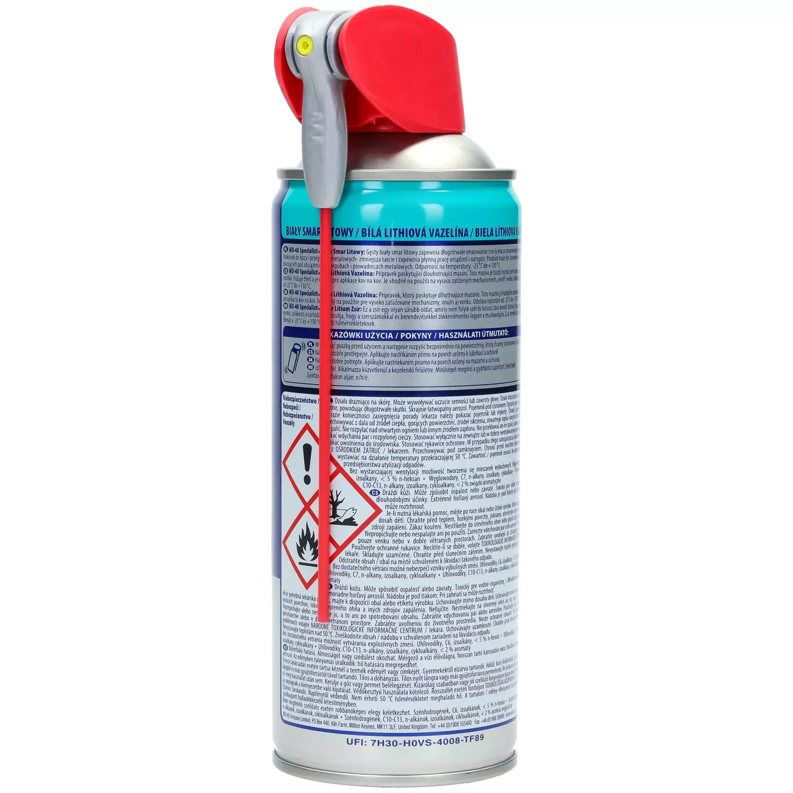 Специальная белая литиевая смазка WD - 40 400 мл