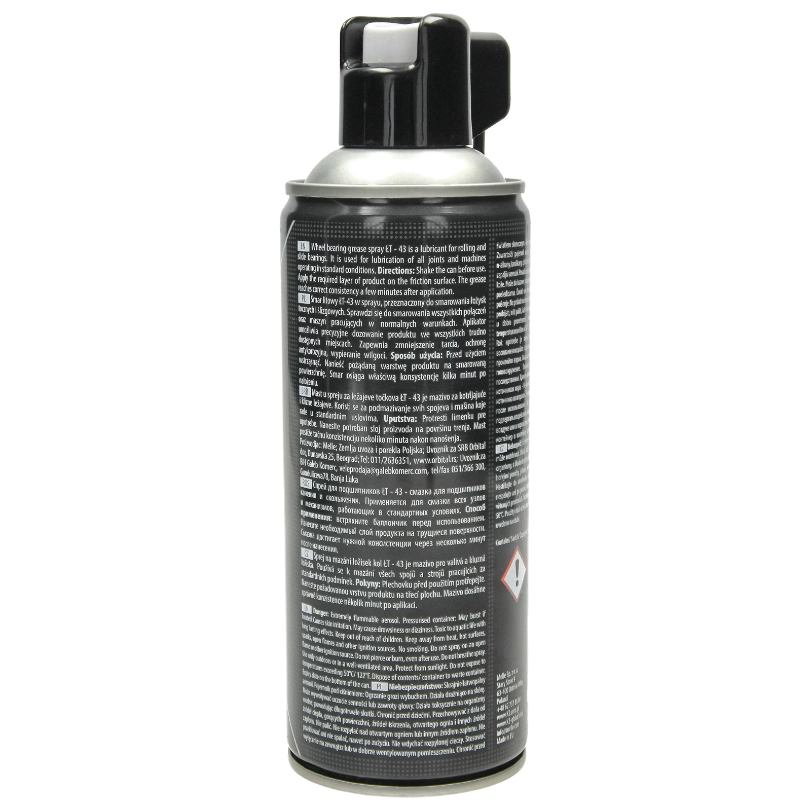 Смазка lt-43 спрей K2 400ml