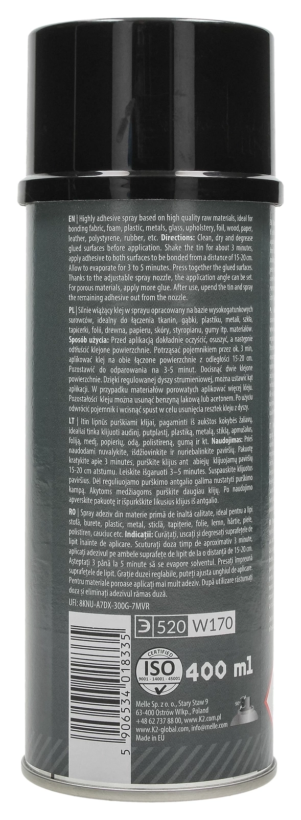 Клей для обивки K2 tapiflex 400ml