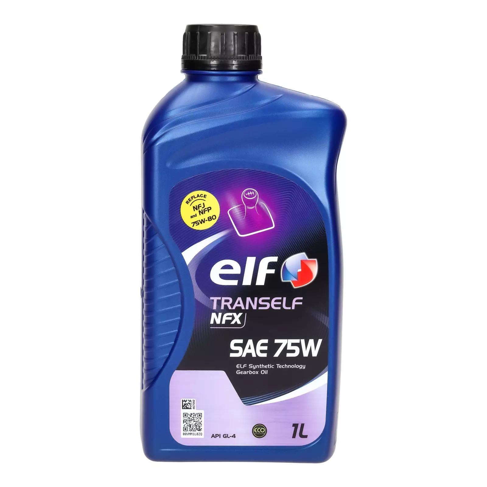 Трансмиссионное масло Elf Tranself NFX SAE 75W 1L